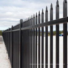 Residential Picket Ornamental Fence High Security Wrought Iron Decorative Fence for wholesales